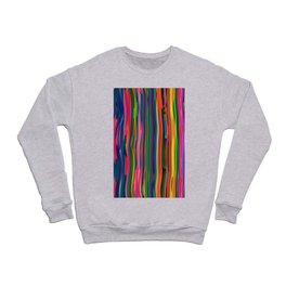 Vertical neon stripes Crewneck Sweatshirt