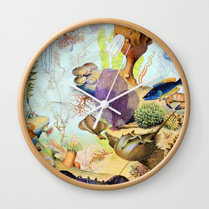 Adolphe Millot "Ocean" 3. Wall Clock