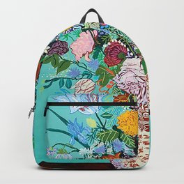 Flower Backpack | Nature, Cactus, Garden, Graphicdesign, Fruits, Gardening, Botanical, Vegan, Flower, Herbivore 