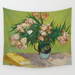 Oleanders by Vincent Van Gogh Wall Tapestry