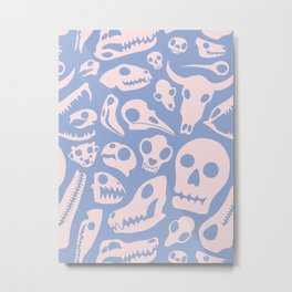 Soft Skulls Metal Print