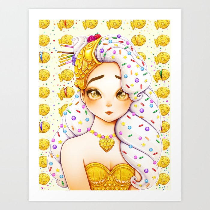 TakemeoutTaiyaki Art Print