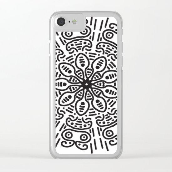 Spiral hand made Clear iPhone Case