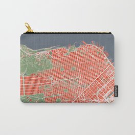 San Francisco city map classic Carry-All Pouch