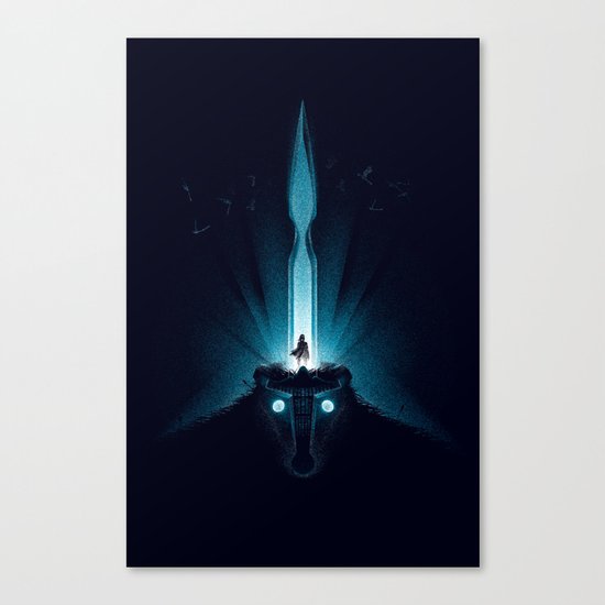Wander and the Colossus Canvas Print