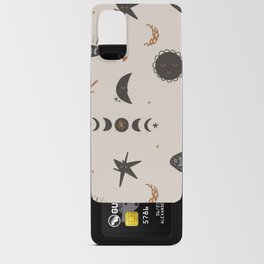Moth illustration pattern Android Card Case