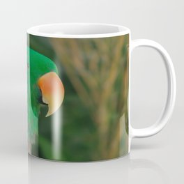 Green Eclectus Parrot Coffee Mug