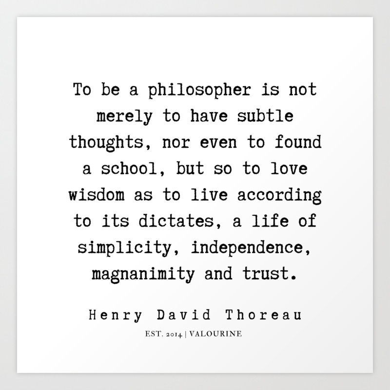 74 Henry David Thoreau Quotes 190715 Art Print By Quotes And Sayings Society6