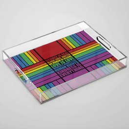 Science is real... Inspirational Fashion Acrylic Tray