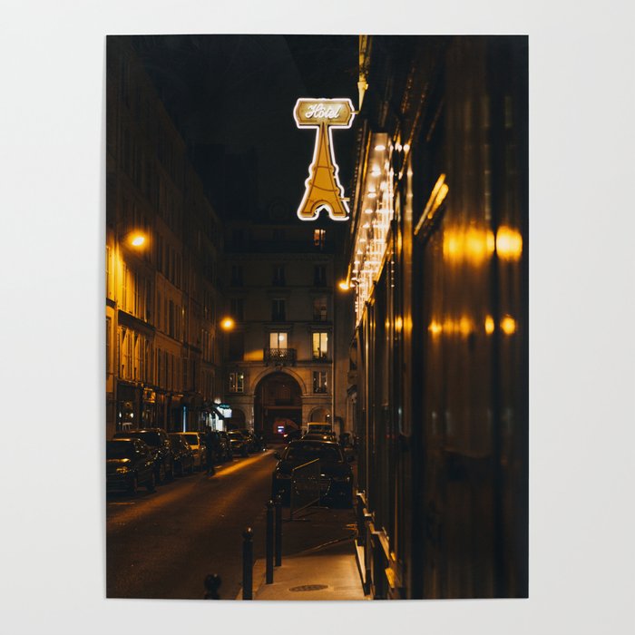 Paris at Night Poster