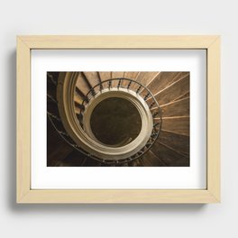 Spiraling Recessed Framed Print