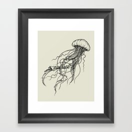 Jellyfish Framed Art Print