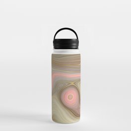 Gold Abstract Agate 14 Water Bottle
