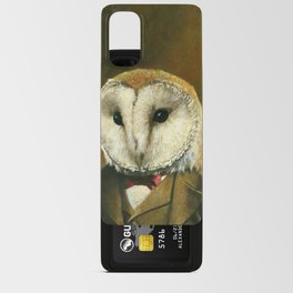 Victorian Gentleman Barn Owl  Android Card Case