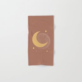 Moon Sparkle Gold - Celestial Hand & Bath Towel