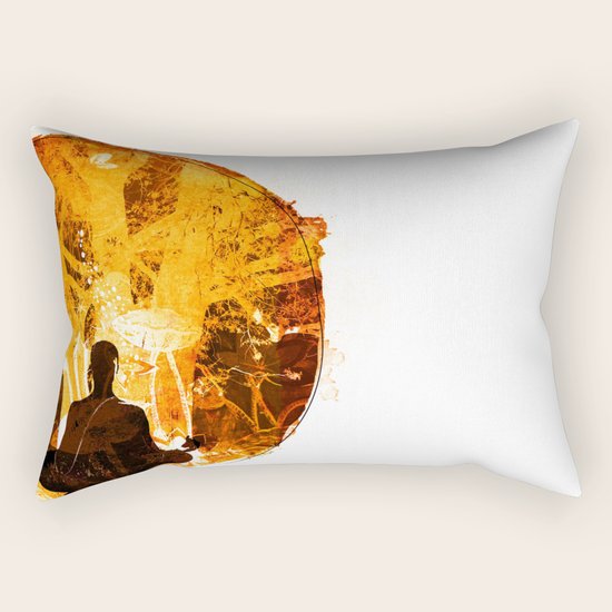 अहं ब्रह्म अस्मिति /Aham Bramhāsmiti Rectangular Pillow