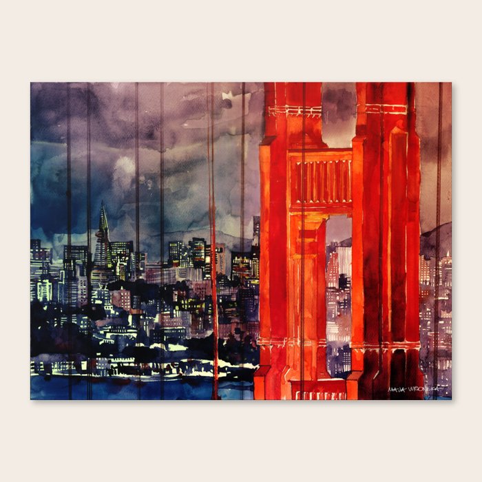 San Francisco Canvas Print by takmaj Society6