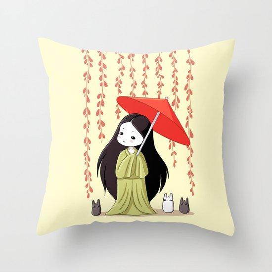 Little Friends Throw Pillow