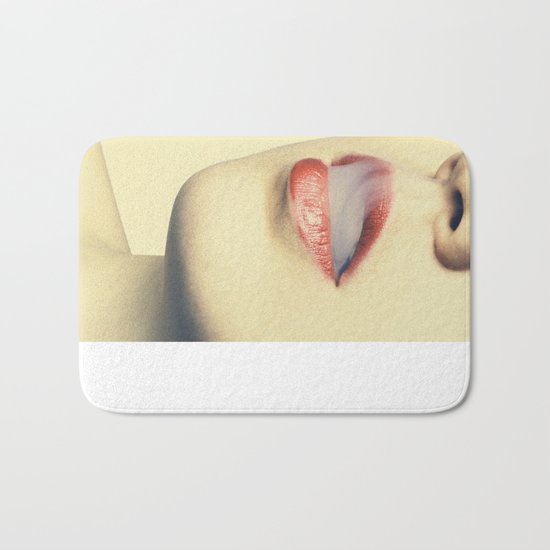 lips 5 woman Bath Mat