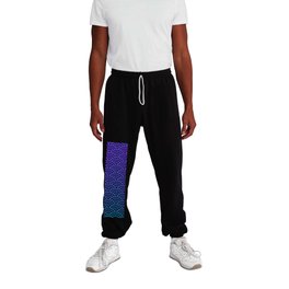 Seigaiha Synthwave Colors Sweatpants