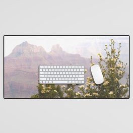 Cliff Rose at the Grand Canyon Desk Mat