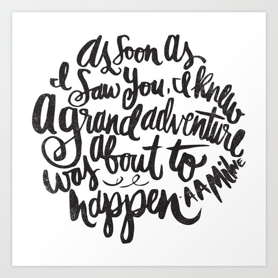 grand adventure Art Print