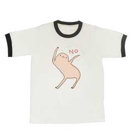 Honest Blob Says No T Shirt | Punk, Silly, Honest, Nah, Nope, Dance, Funny, Cartoon, Demonstration, Drawing 