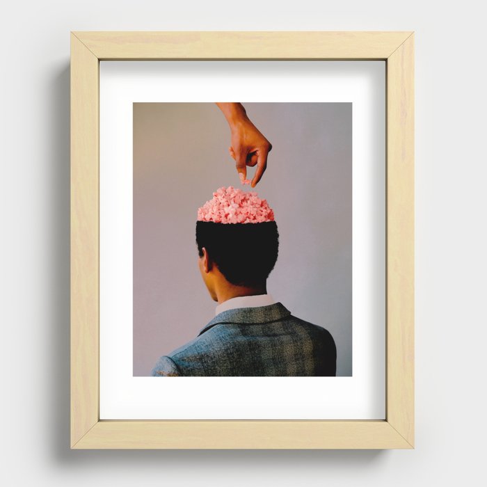 Can I Pick Your Brain? Recessed Framed Print
