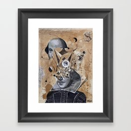 SHAKESPEARE AS AN ABSTRACT CONCEPT Framed Art Print