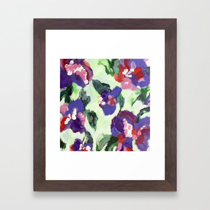Agnes (Flower Variation 4) Framed Art Print