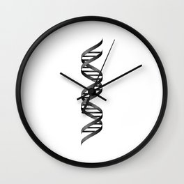 DNA double helix Wall Clock