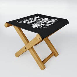 Will Cook For Wine Folding Stool