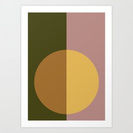 Color Block Abstract IX Art Print