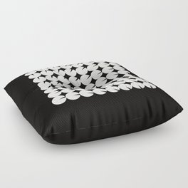 Geometric Exploration II - Time and Movement Floor Pillow