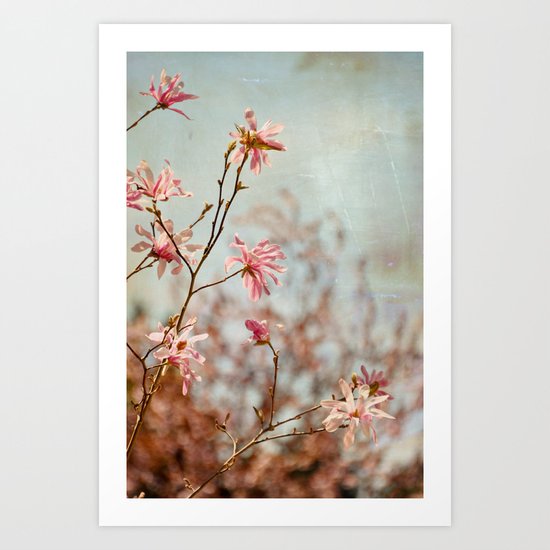 spring twigs Art Print