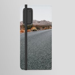 US highway landscape | Iconic roadtrip through USA | On the open road travel photography Android Wallet Case