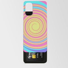 1990s Colors Retro Swirl Android Card Case