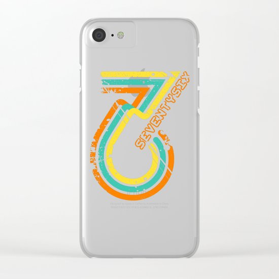 seventysix''76 Clear iPhone Case