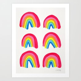 Rainbow Collection – Classic Palette Art Print