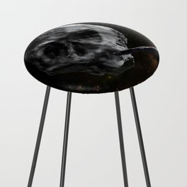 Skull Asteroid with Astro Blunt , Infinite Plane Society Counter Stool