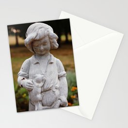 Boy with the Squirrel Stationery Cards