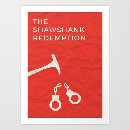 The Shawshank Redemption Minimalist Poster Art Print