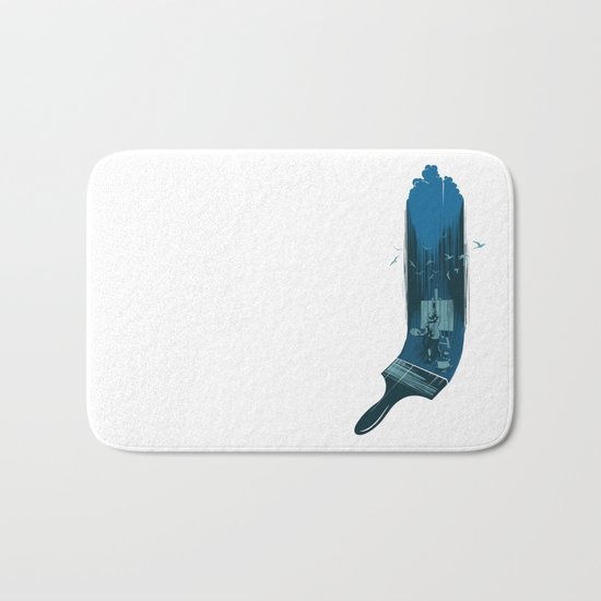 Nature study Bath Mat