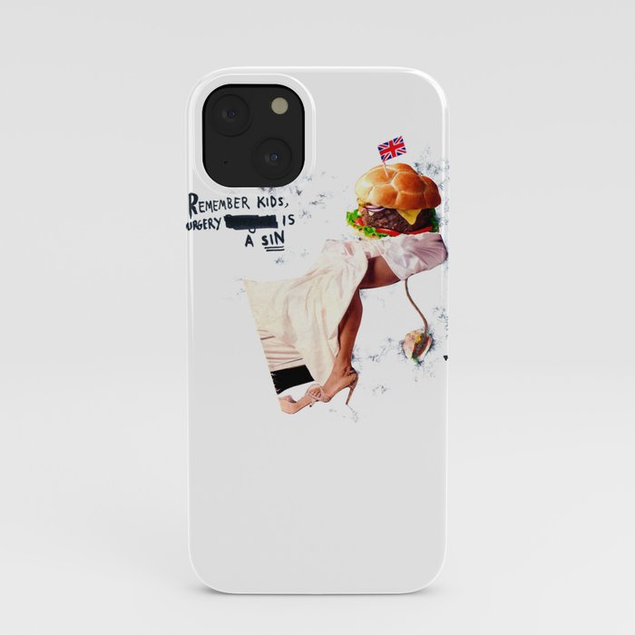 Burgery is a Sin iPhone Case