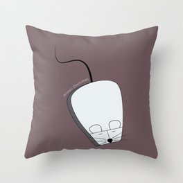 Cartoon Computer Mouse Throw Pillow
