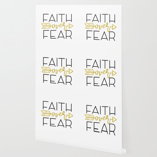 Inspirational Christian Bible Verse Product Faith Over Fear