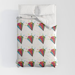 Rainbow diamonds Comforter