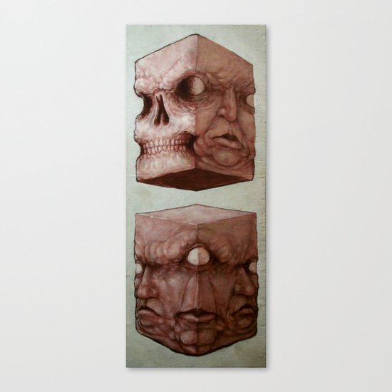 Meat Cubes Canvas Print