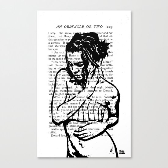 An Obstacle or Two Canvas Print