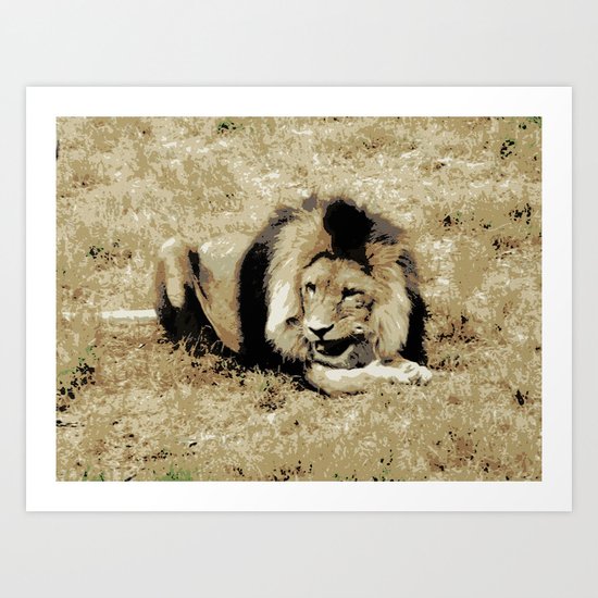 Leon Art Print
